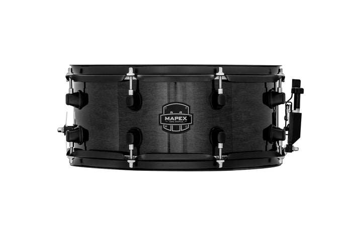 Mapex Maple 13x6 Inch Snare Drum Transparent Black